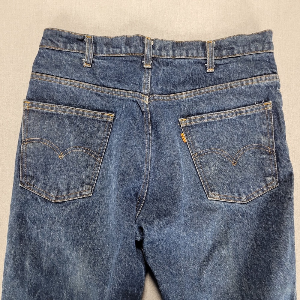 Vtg Levis 517 Orange Tab Made USA 20517-0217 Jeans 36x30 80s Flared - Picture 11 of 13